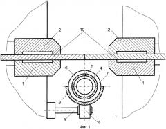 Способ контактной стыковой сварки оплавлением полос с подачей защитного газа в зону сварки и устройство для его осуществления (патент 2424094)