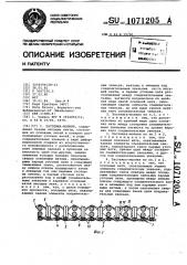 Застежка-молния (патент 1071205)