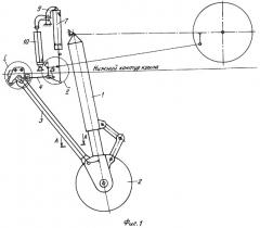 Основная опора шасси самолета (патент 2370413)