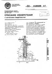 Устройство для дозированной подачи реагента в скважину (патент 1539309)