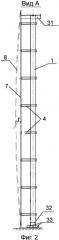 Устройство для ремонта вертикальной стенки стального рулонированного резервуара (патент 2553804)