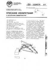 Устройство для удаления деталей из рабочей зоны пресса (патент 1258574)