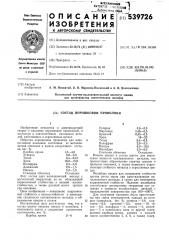 Состав порошковой проволоки (патент 539726)