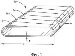 Техническая ткань, содержащая навитые по спирали полосы материала, и способ производства такой ткани (патент 2633195)