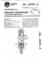 Форсунка (патент 1067240)