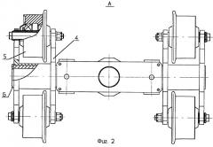 Тележка рельсовая (патент 2267425)