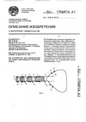 Устройство для поддержания на плаву получившего пробоину судна (патент 1706914)