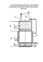 Термосифонный нагреватель с электродным подогревом электролита и интегрированным насосом (патент 2630818)