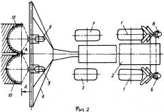 Устройство для рыхления и заделывания следов колес сельскохозяйственного агрегата (патент 2316919)