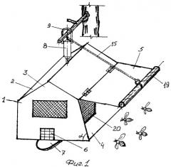 Устройство для ловли роевых пчел (патент 2404574)