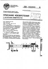 Устройство для измерения удлинения и длины втулочно- роликовых цепей (патент 1033843)