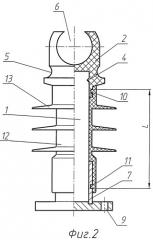Способ изготовления полимерного высоковольтного изолятора (патент 2395128)