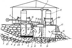 Гидротехническое сооружение для сифонного водоотвода подземной родниковой воды (патент 2574663)