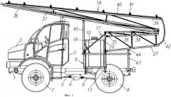 Колесная машина для опрыскивания растений (патент 2364083)