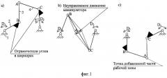 Способ управления двухкоординатным пятизвенным манипулятором (патент 2288091)