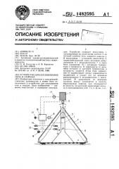 Устройство для досушивания сена в скирдах (патент 1482595)