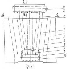 Устройство для охлаждения кристаллизатора при разливке высокотемпературных металлов (патент 2326751)
