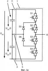 Способ обнаружения и устранения повреждений в схеме преобразователя для коммутации трех уровней напряжения (патент 2346369)