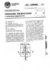 Устройство для клепки раскаткой (патент 1260098)