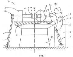 Валковая мельница для измельчения твердого материала (патент 2467800)