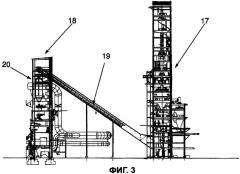 Конвейерная установка, комбинация устройств и способ соединения металлургических процессов (патент 2424324)