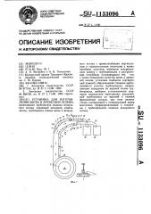 Установка для изготовления щепы и древесной зелени (патент 1133096)