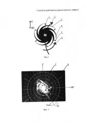 Способ воздействия на ураган (циклон, тайфун) (патент 2649915)