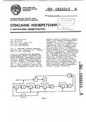 Устройство для измерения коэффициента ошибок в цифровых системах передачи (патент 1053315)