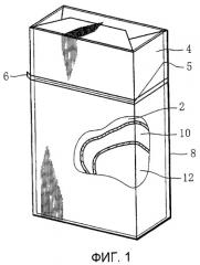 Сигаретная упаковка и способ ее изготовления (патент 2357906)