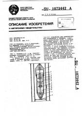 Устройство для ориентирования отклонителя в скважине (патент 1073442)