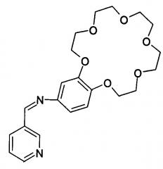 Пиридинилметиленамино-бензо-18-крауны-6 и их медные комплексы (патент 2655166)