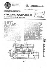 Многоручьевая тестоформующая установка для сдобных изделий (патент 1161058)