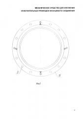 Механическое средство для крепления уплотнительных прокладок фланцевого соединения (патент 2626286)