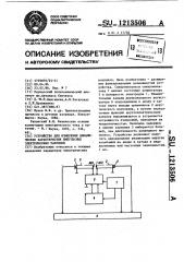 Устройство для измерения динамических характеристик импульсных электрических разрядов (патент 1213506)