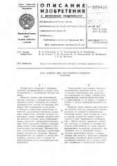 Машина для изготовления плоских канатов (патент 605428)