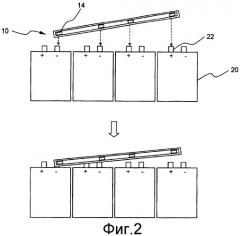 Соединитель электродов, содержащий пластину, и используемый с ним модуль батареи (патент 2332751)
