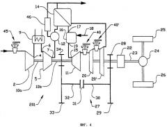 Газотурбинный двигатель, способ торможения им и транспортное средство с газотурбинным приводом (патент 2292472)