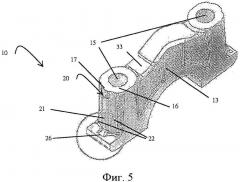 Крышка подшипника коленчатого вала с оптимизированными опорами (патент 2599106)