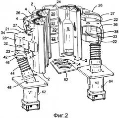 Система охлаждения формы для секционной машины (патент 2443639)