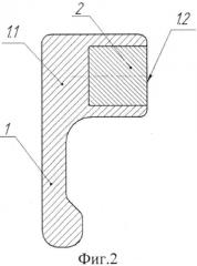 Тормозная шина вагонного замедлителя и порошковый композиционный сплав на основе железа для фрикционных элементов тормозной шины (патент 2554032)