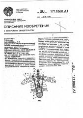 Устройство для лечения переломов позвонков (патент 1711860)