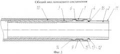 Концевое соединение гибкой полимерно-армированной трубы и способ присоединения штуцера к ней (патент 2535420)