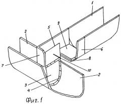 Пропорциональный вододелитель для лотковых каналов (патент 2486312)