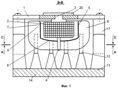 Устройство теплоотвода от электронных приборов и вентилятор устройства теплоотвода от электронных приборов (варианты) (патент 2416180)