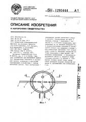 Устройство для магнитной записи (патент 1295444)
