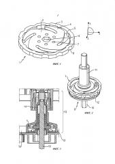 Приводимая двигателем кухонная машина и защитный элемент для такой машины (патент 2600084)