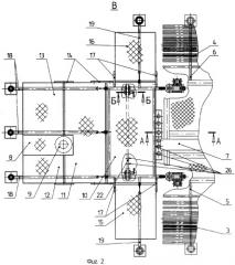 Передвижные стеллажи для накопления и выдачи скважинных труб и насосных штанг (патент 2258794)