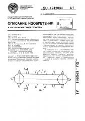 Транспортирующее устройство для корнеклубнеплодов (патент 1242034)
