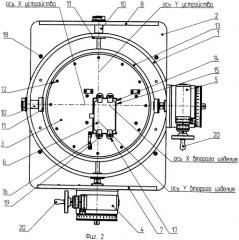 Устройство поворотное двухосное (патент 2465553)