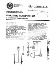 Система автоматического управления пуском турбины (патент 1106910)
